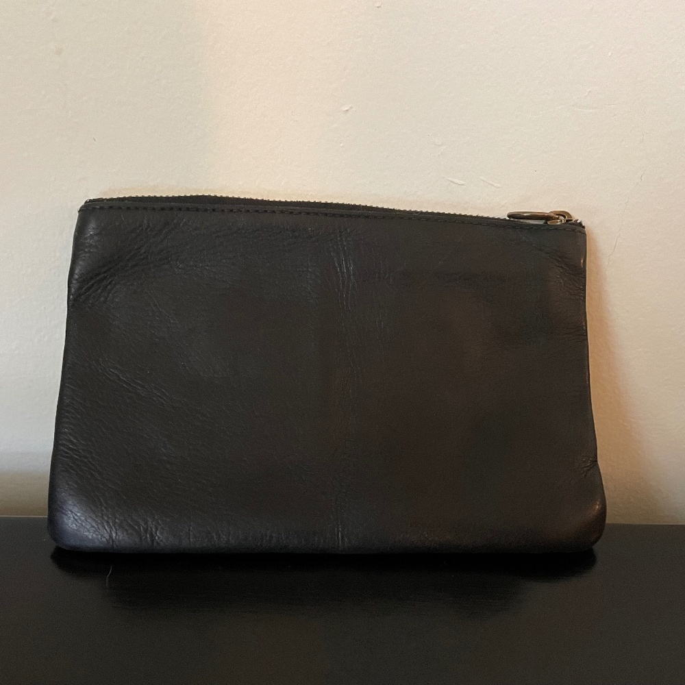 Madewell Leather Pouch Clutch